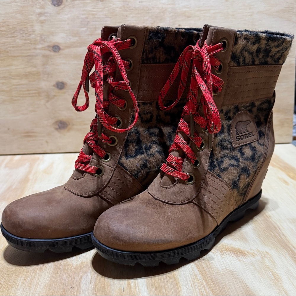 Sorel Lexie Boots - Leopard Print